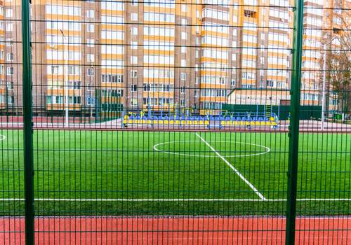 2Д забор для футбольной площадки в Казани